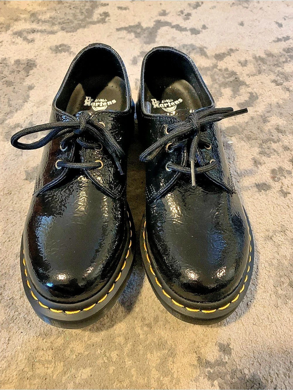 Dr. Martens 1461 Patent Leather Oxford Shoes Black